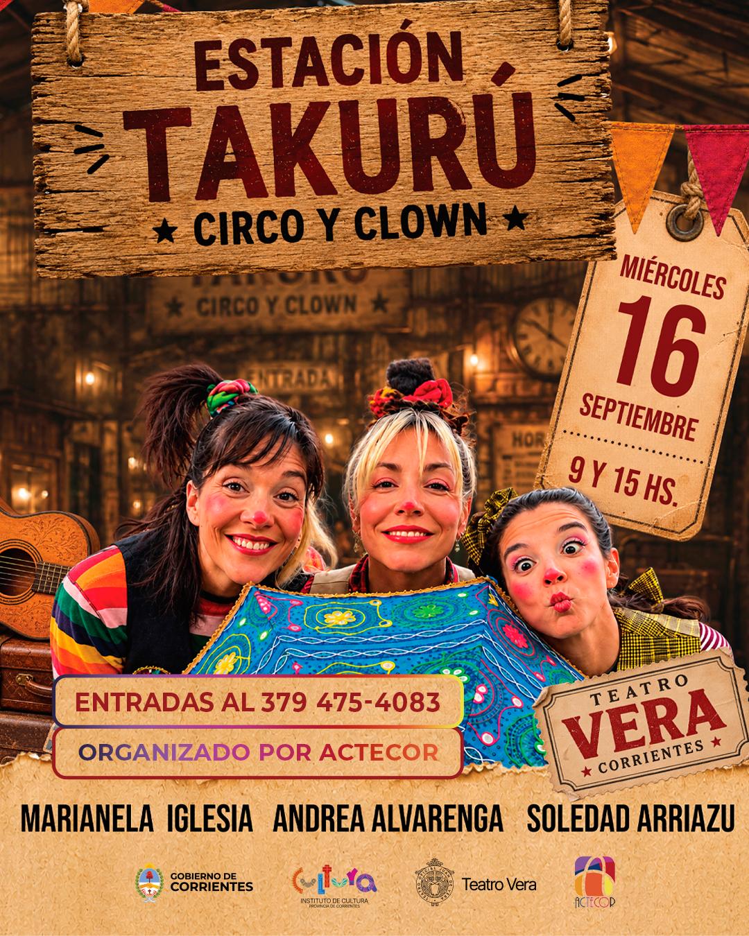 Afiche de la obra “Estación Takurú” invita a descubrir el lenguaje del circo