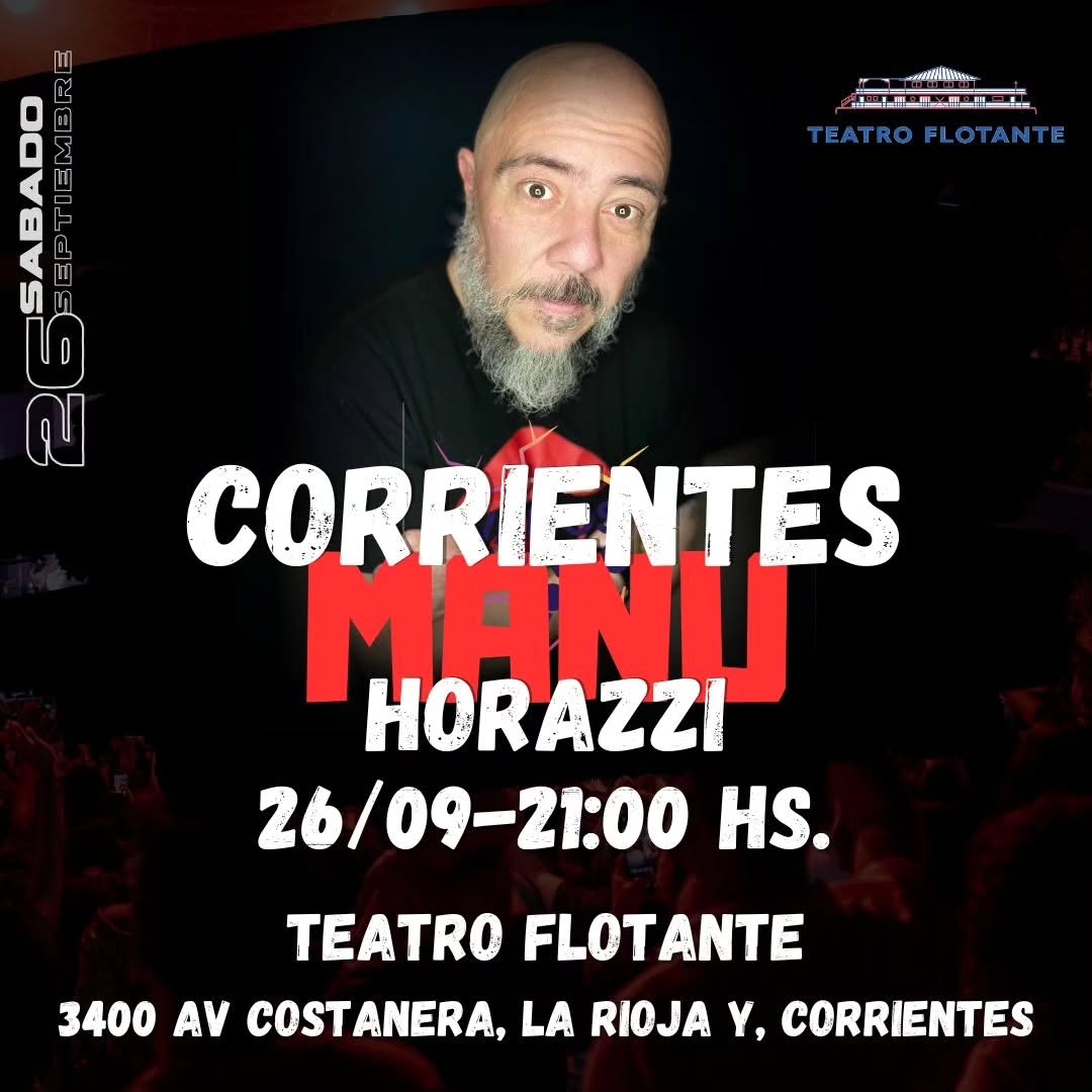 Afiche de la obra MANU HORAZZI