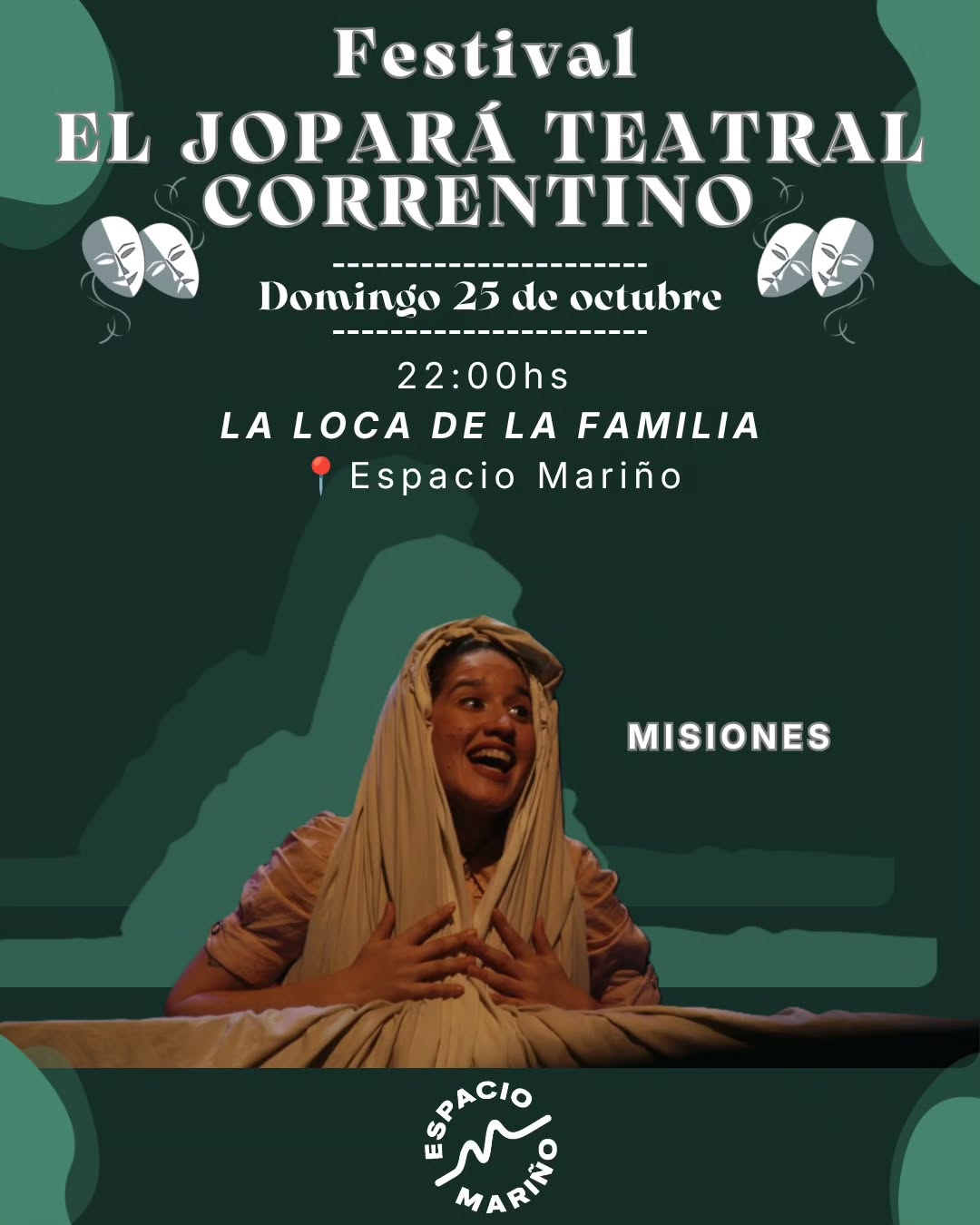 Afiche de la obra La Loca de la Familia