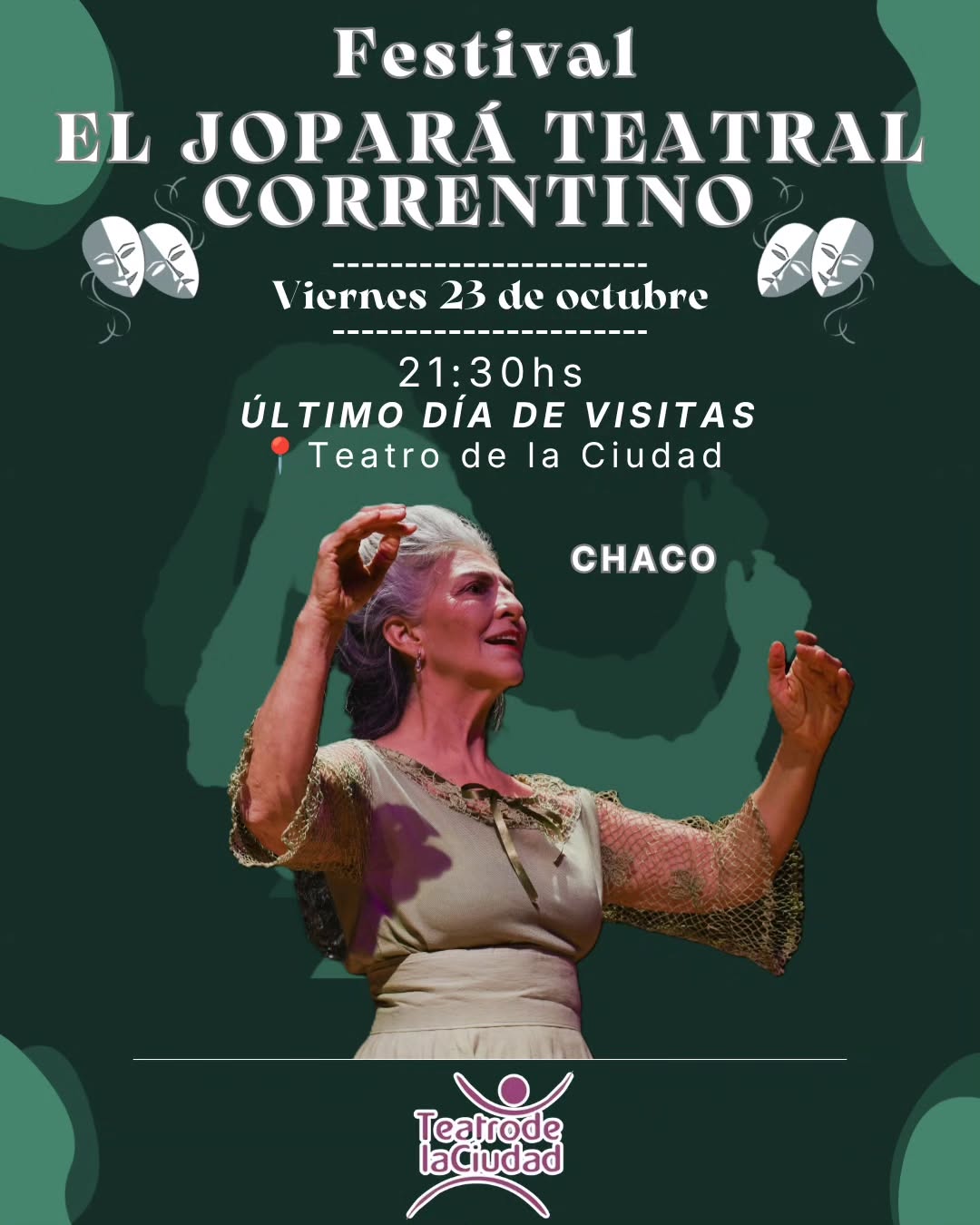 Afiche de la obra Último Día de Visitas